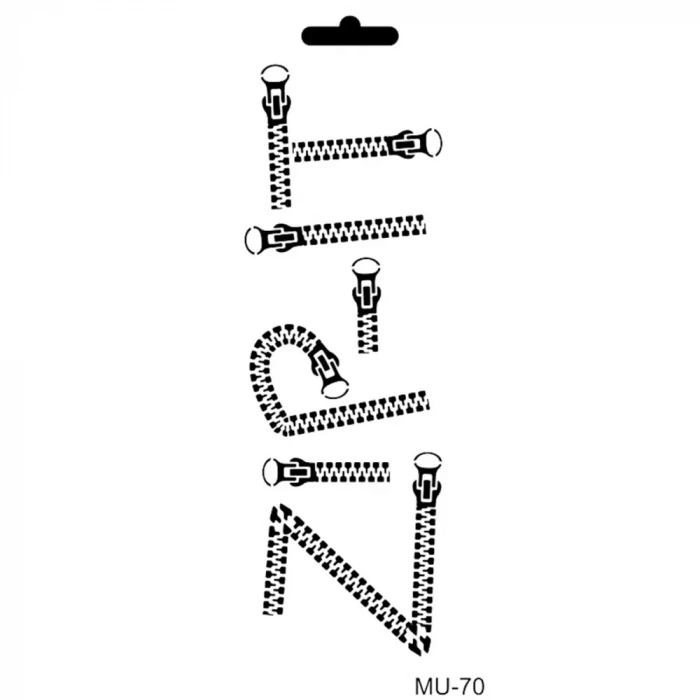 MIX MEDİA STENCIL MU SERİSİ MU70 10X25