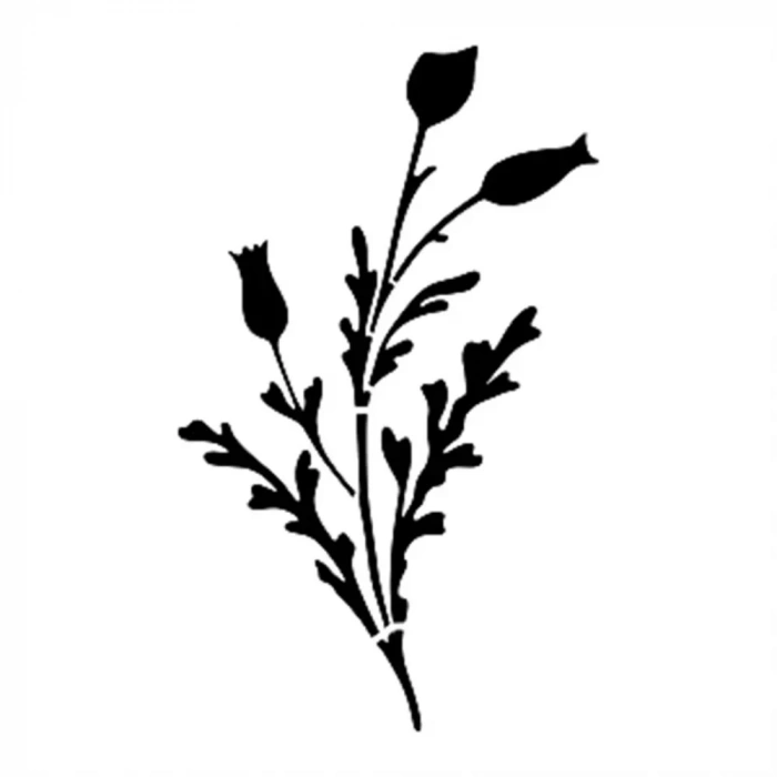 O SERİSİ STENCIL O133 10X15