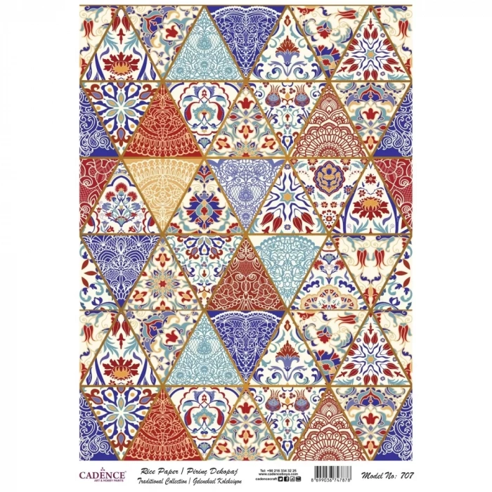 PİRİNÇ KAĞIT GELENEKSEL SERİ MODEL 707 30X42