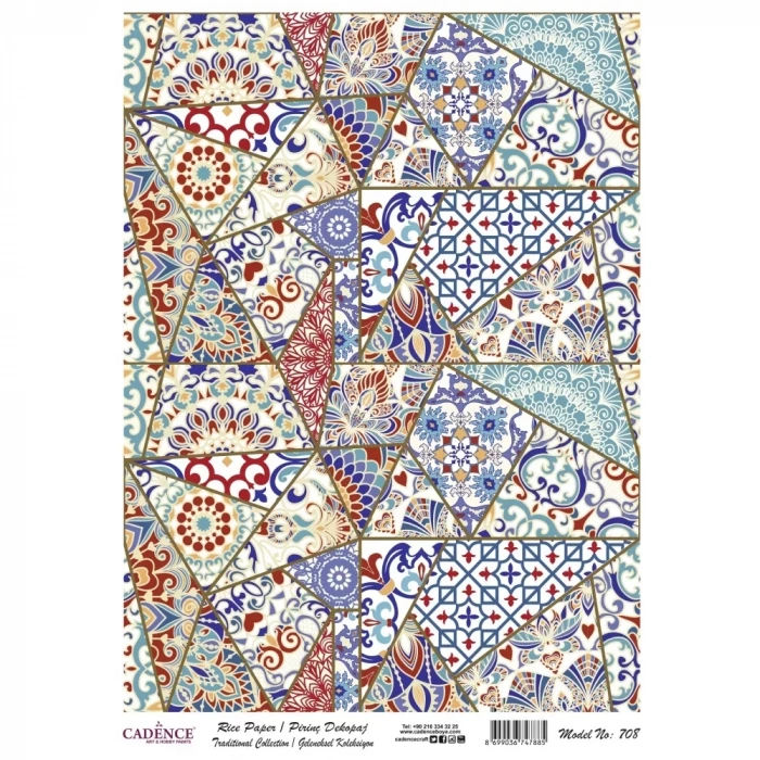 PİRİNÇ KAĞIT GELENEKSEL SERİ MODEL 708 30X42