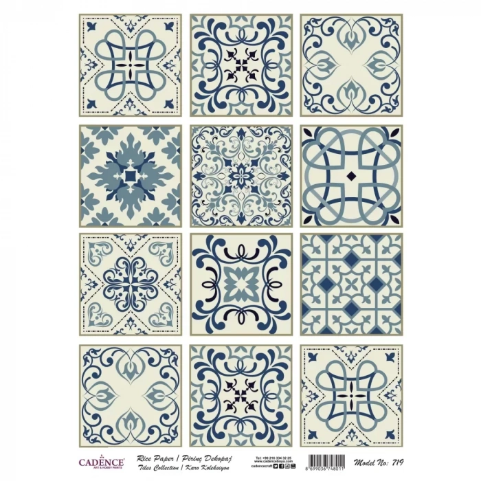 PİRİNÇ KAĞIT KARO SERİ MODEL 719 30X42