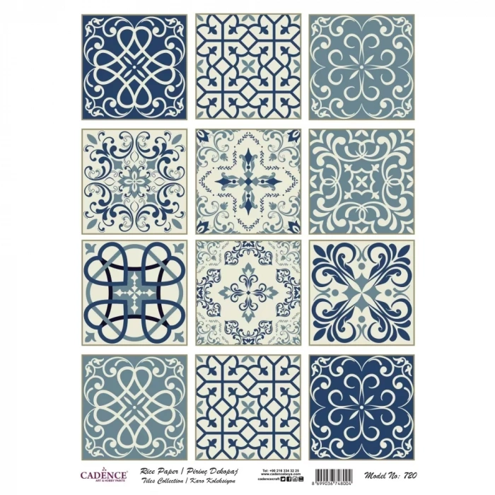 PİRİNÇ KAĞIT KARO SERİ MODEL 720 30X42