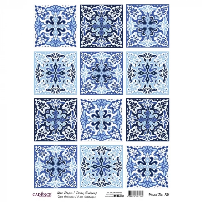 PİRİNÇ KAĞIT KARO SERİ MODEL 721 30X42