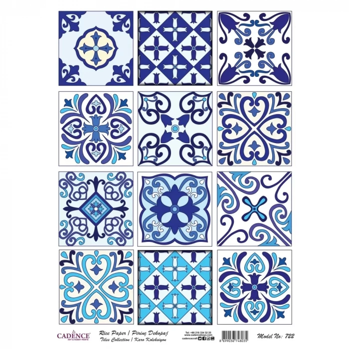 PİRİNÇ KAĞIT KARO SERİ MODEL 722 30X42