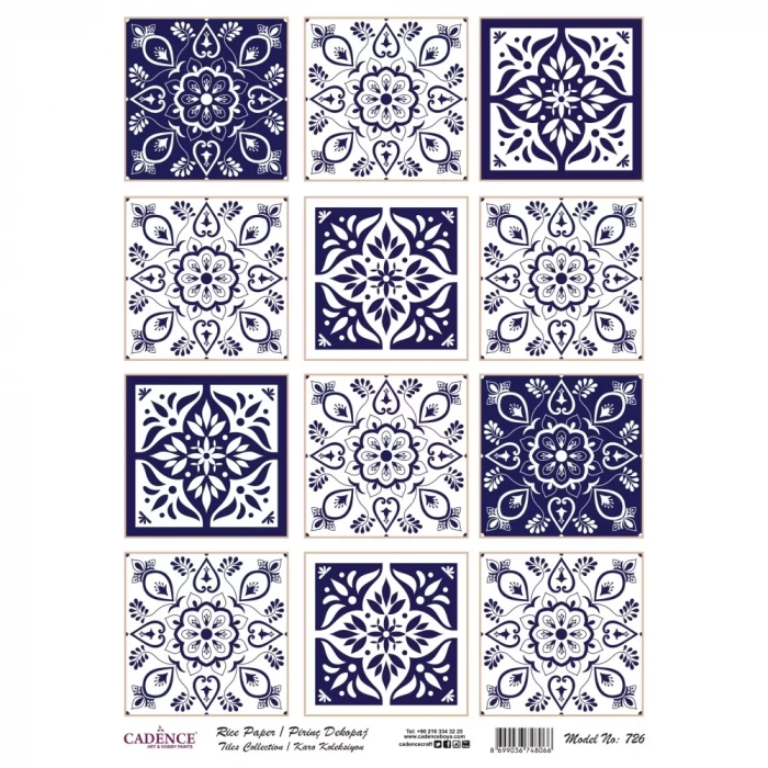 PİRİNÇ KAĞIT KARO SERİ MODEL 726 30X42