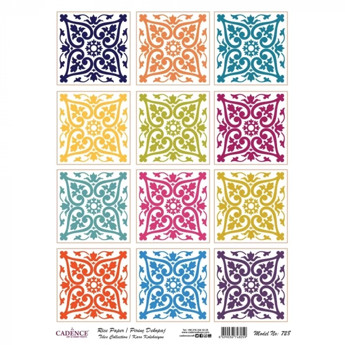 PİRİNÇ KAĞIT KARO SERİ MODEL 728 30X42