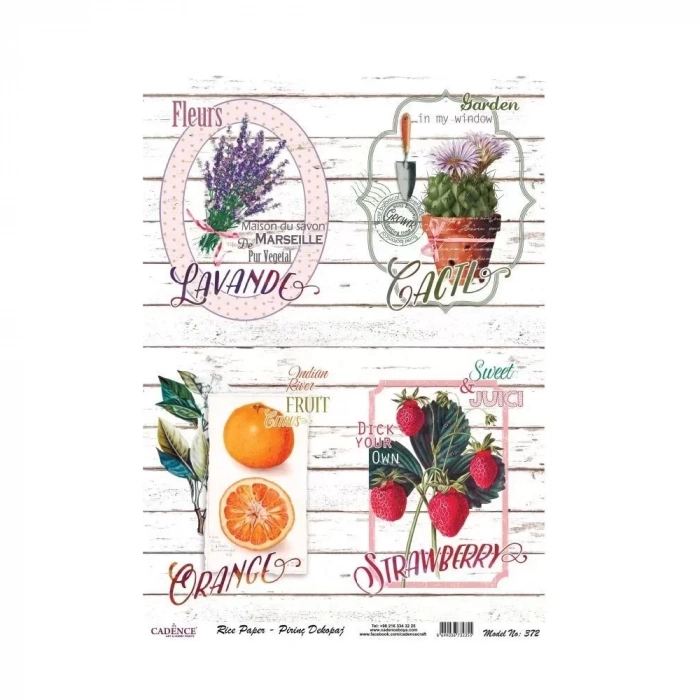 PİRİNÇ KAĞIT MODEL 372 30X42