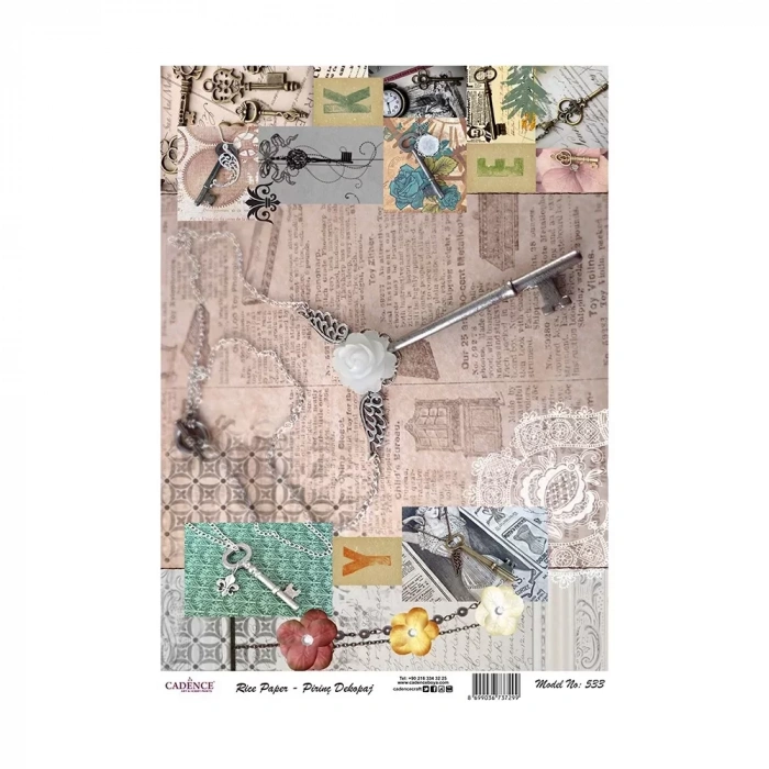 PİRİNÇ KAĞIT MODEL 533 30X42