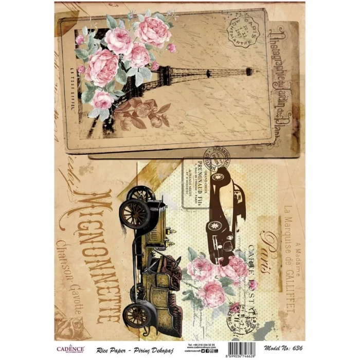 PİRİNÇ KAĞIT MODEL 636 30X42