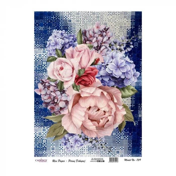 PİRİNÇ KAĞIT MODERN SERİ MODEL 739 30X42