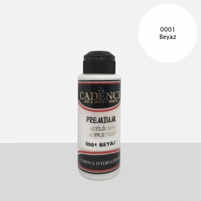 PREMIUM AKRİLİK BOYA 0001 BEYAZ 250ML