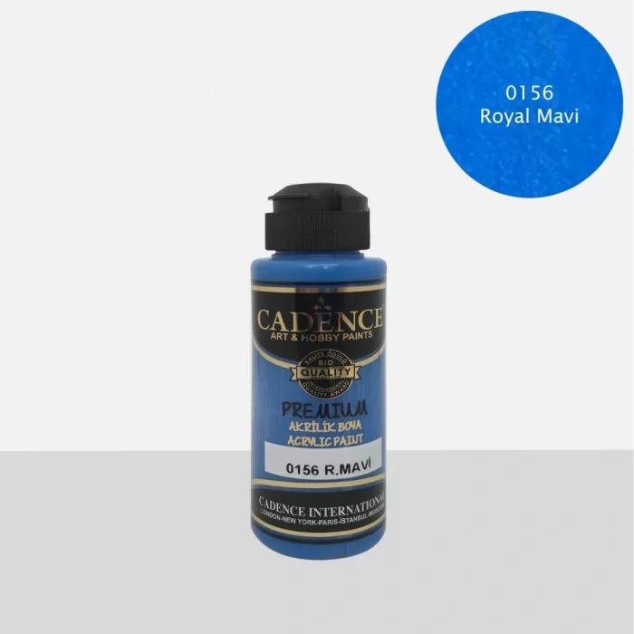 PREMIUM AKRİLİK BOYA 0156 ROYAL MAVİ 120ML