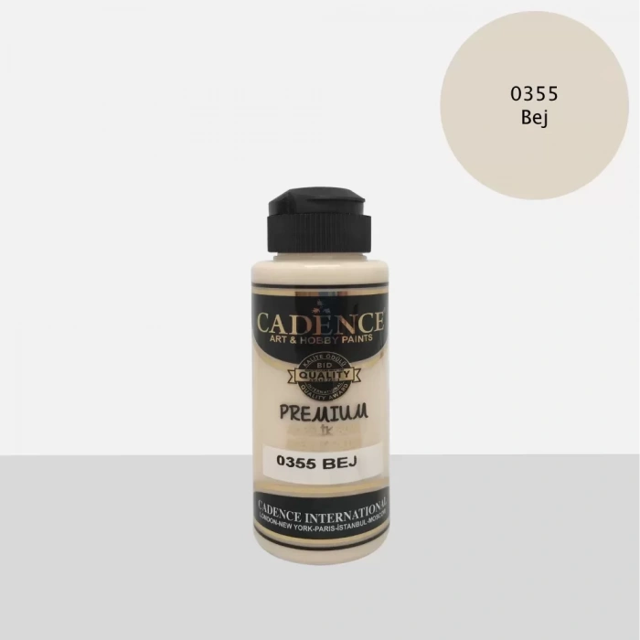 PREMIUM AKRİLİK BOYA 0355 BEJ 120ML