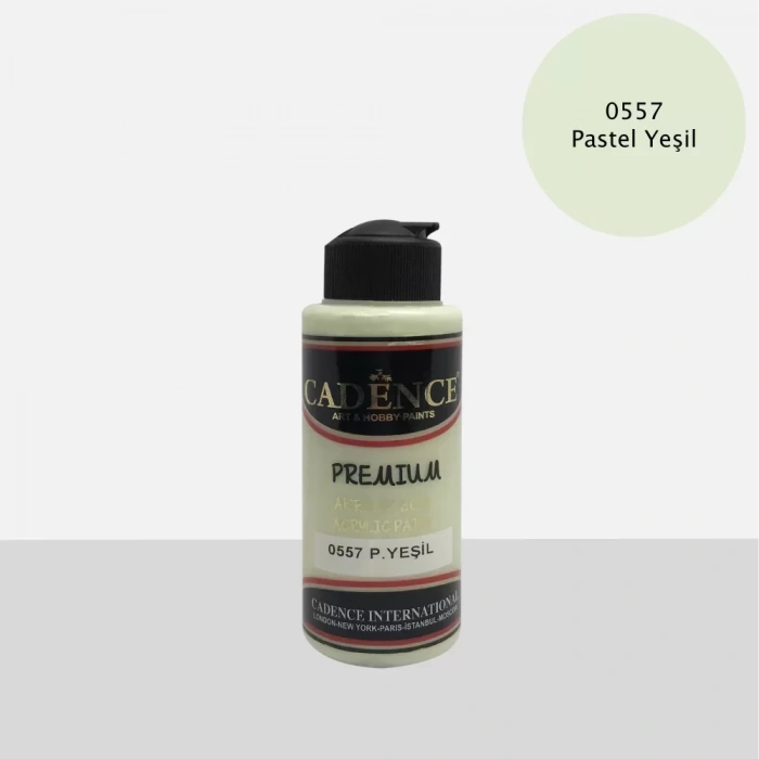 PREMIUM AKRİLİK BOYA 0557 PASTEL YEŞİLİ 120ML