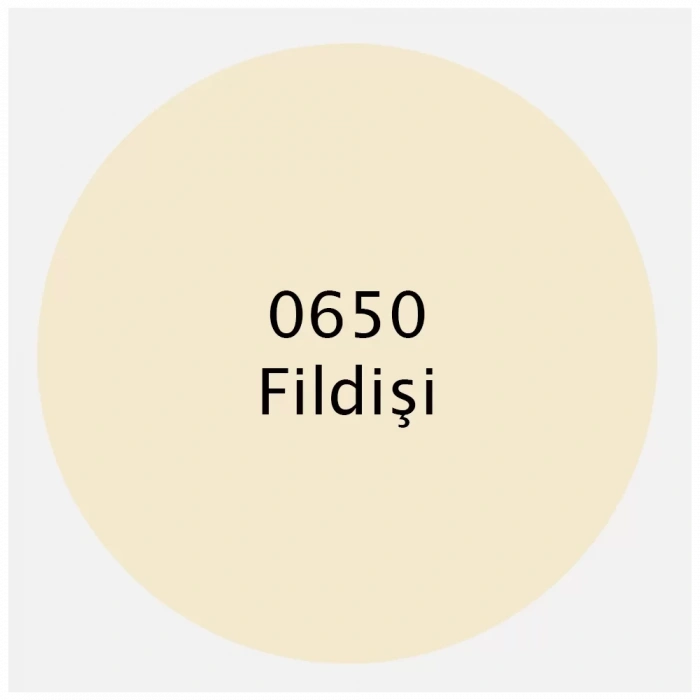 PREMIUM AKRİLİK BOYA 0650 FİLDİŞİ 500ML