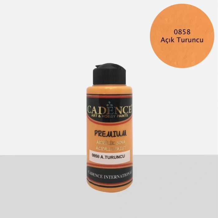 PREMIUM AKRİLİK BOYA 0858 A. TURUNCU 120ML
