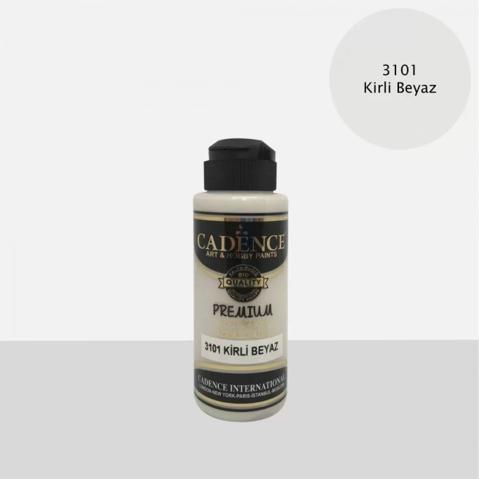 PREMIUM AKRİLİK BOYA 3101 KİRLİ BEYAZ 70ML