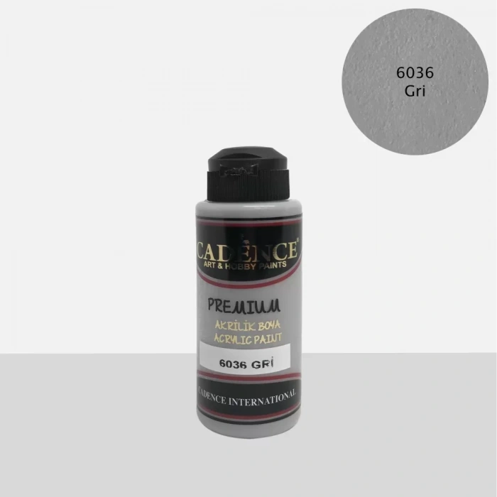 PREMIUM AKRİLİK BOYA 6036 GRİ 120ML