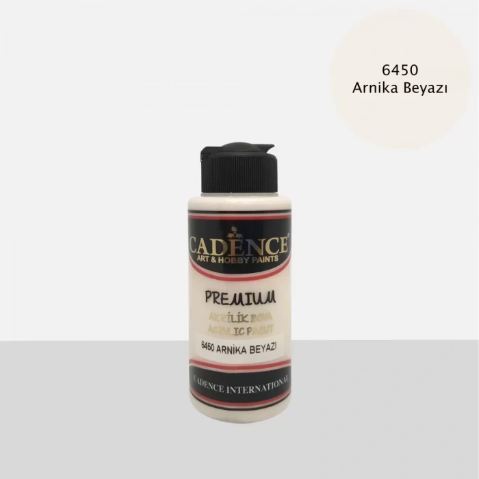 PREMIUM AKRİLİK BOYA 6450 ARNİKA BEYAZ 120ML