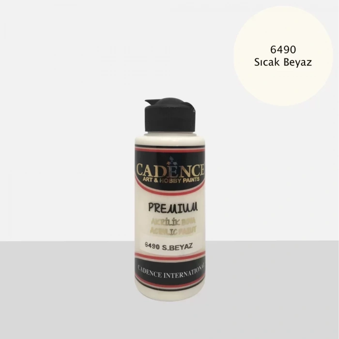 PREMIUM AKRİLİK BOYA 6490 SICAK BEYAZ 120ML