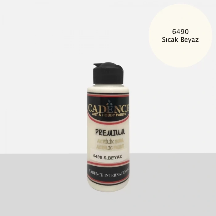 PREMIUM AKRİLİK BOYA 6490 SICAK BEYAZ 70ML