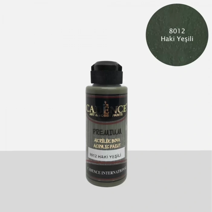 PREMIUM AKRİLİK BOYA 8012 HAKİ YEŞİLİ 70ML