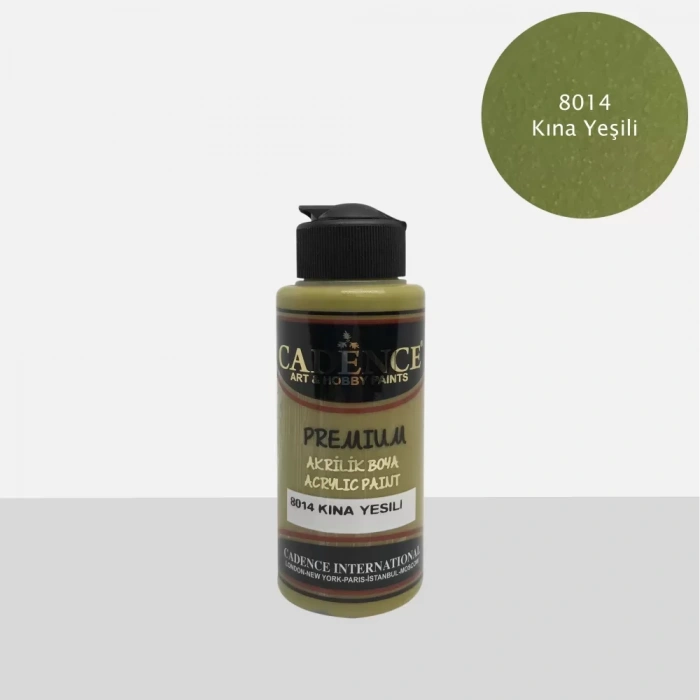 PREMIUM AKRİLİK BOYA 8014 KINA YEŞİLİ 120ML