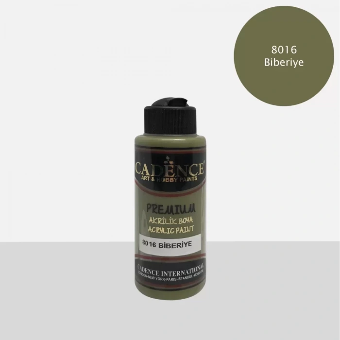 PREMIUM AKRİLİK BOYA 8016 BİBERİYE 120ML