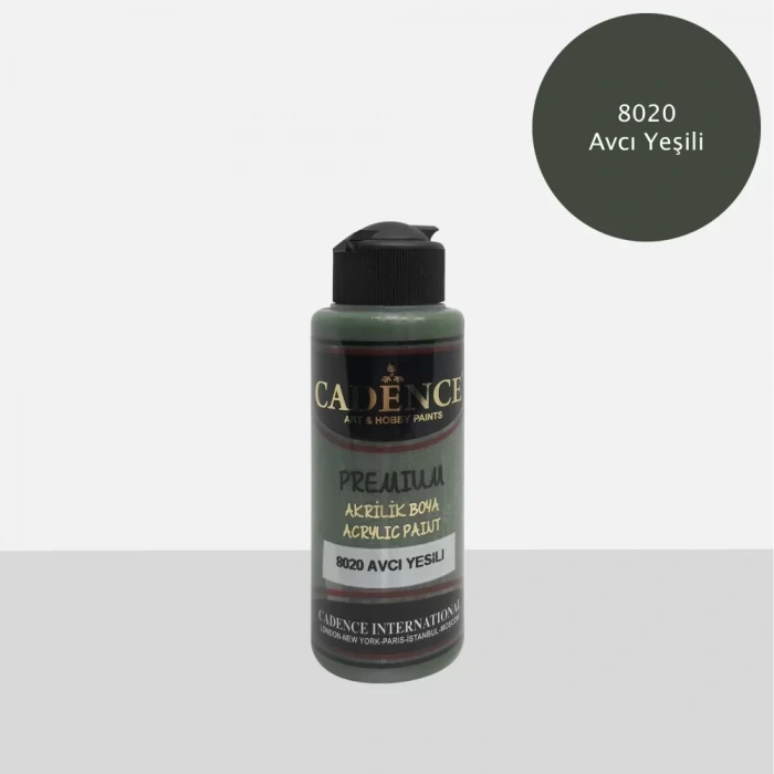 PREMIUM AKRİLİK BOYA 8020 AVCI YEŞİLİ 70ML