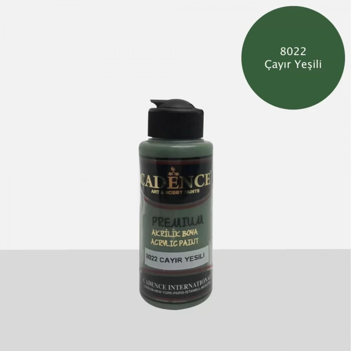 PREMIUM AKRİLİK BOYA 8022 ÇAYIR YEŞİLİ 120ML