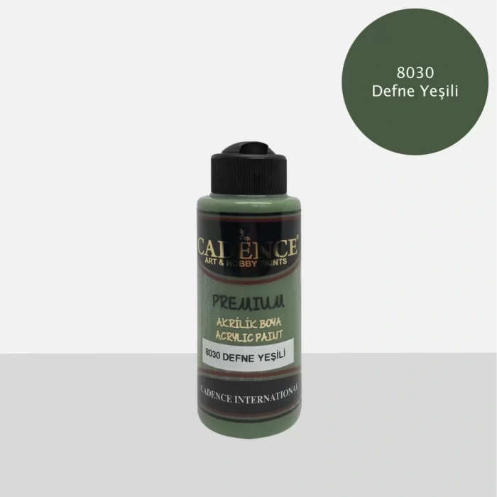 PREMIUM AKRİLİK BOYA 8030 DEFNE YEŞİLİ 120ML