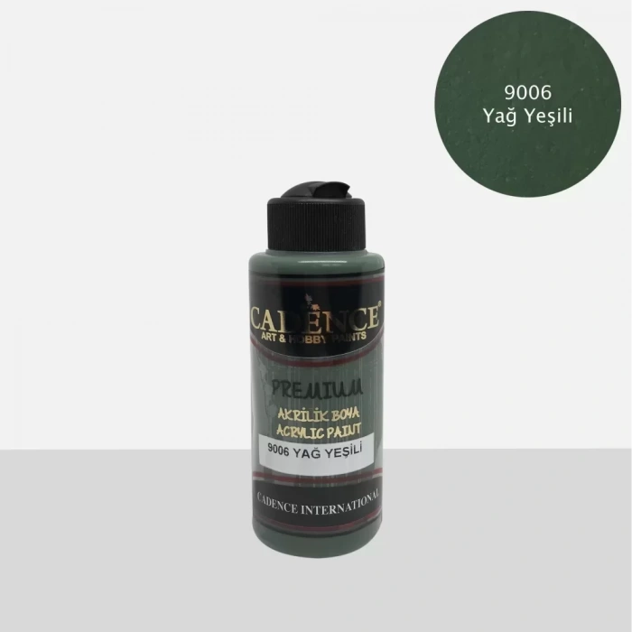 PREMIUM AKRİLİK BOYA 9006 YAĞ YEŞİLİ 120ML