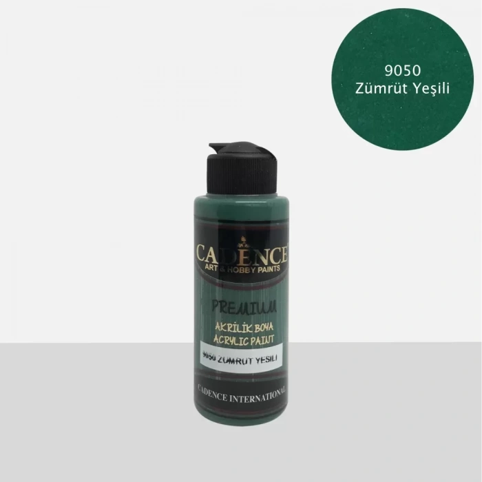 PREMIUM AKRİLİK BOYA 9050 ZÜMRÜT YEŞİLİ 70ML