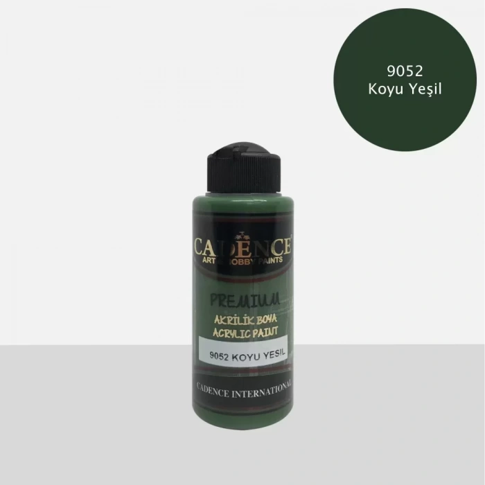 PREMIUM AKRİLİK BOYA 9052 KOYU YEŞİL 120ML