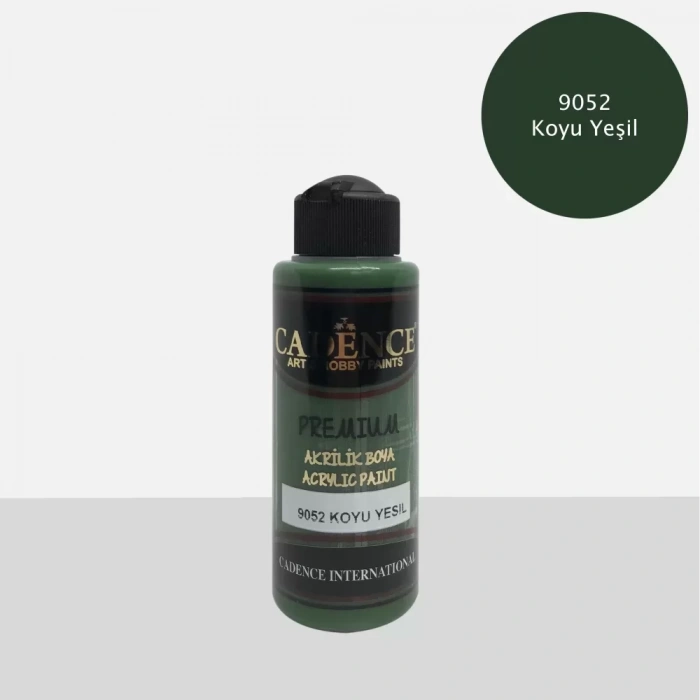 PREMIUM AKRİLİK BOYA 9052 KOYU YEŞİL 250ML