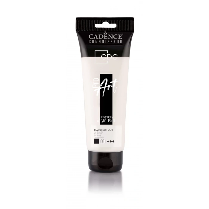 PROART HEAVY BODY AKRİLİK BOYA PR-001 AÇIK TİTANYUM BUFF 120ML