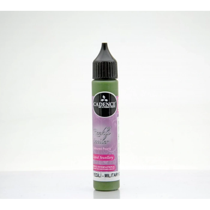 RENKLİ İNCİLER OPAK 554 HAKİ YEŞİLİ 25ML