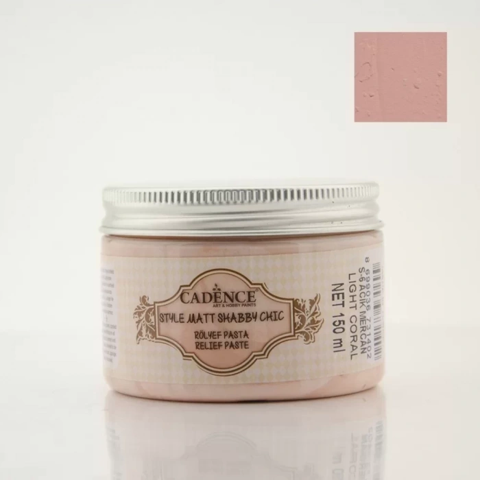 SHABBY CHIC RÖLYEF PASTA SR-06 AÇIK MERCAN 150ML