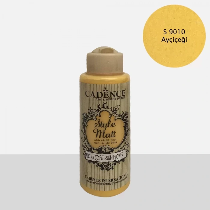 STYLE MAT AKRİLİK BOYA S-9010 AYÇİÇEĞİ 120ML