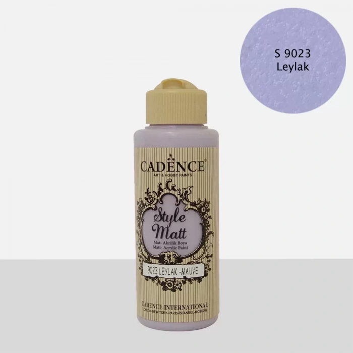STYLE MAT AKRİLİK BOYA S-9023 LEYLAK 120ML