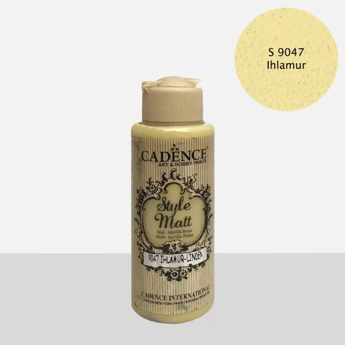 STYLE MAT AKRİLİK BOYA S-9047 IHLAMUR 120ML