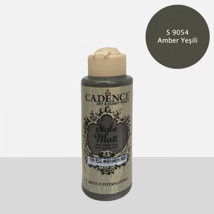 STYLE MAT AKRİLİK BOYA S-9054 YEŞİL AMBER 120ML