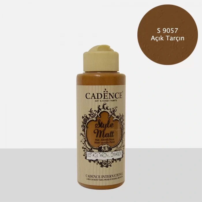 STYLE MAT AKRİLİK BOYA S-9057 AÇIK TARÇIN 120ML