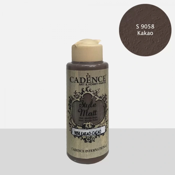 STYLE MAT AKRİLİK BOYA S-9058 KAKAO 120ML