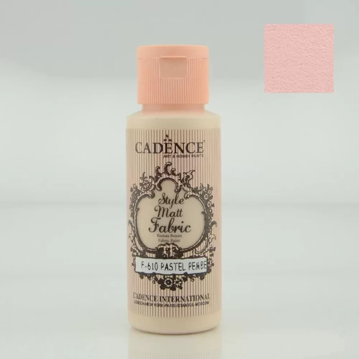 STYLE MATT KUMAŞ BOYA F-610 PASTEL PEMBE 59ML