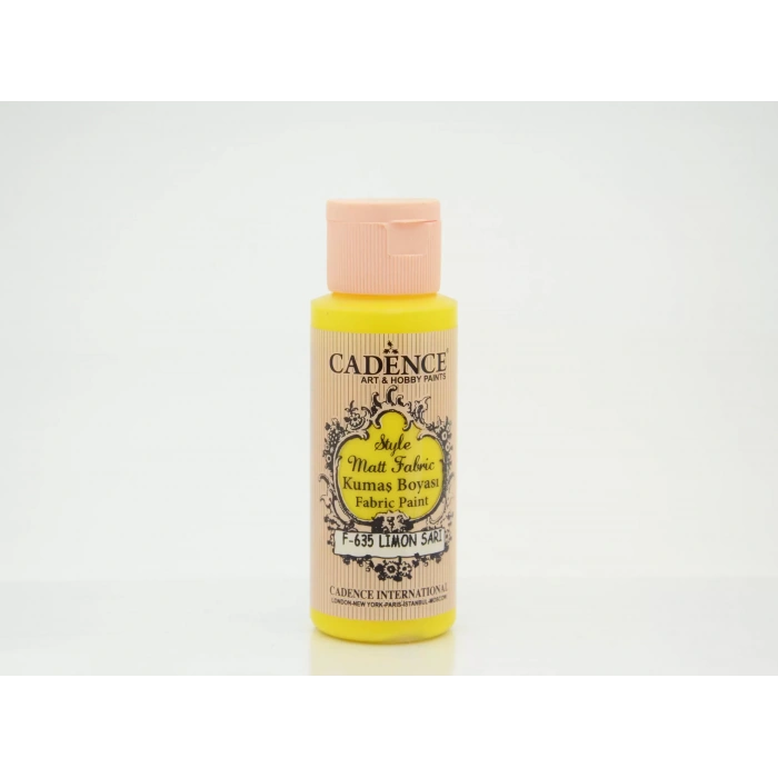 STYLE MATT KUMAŞ BOYA F-635 LİMON SARI 59ML