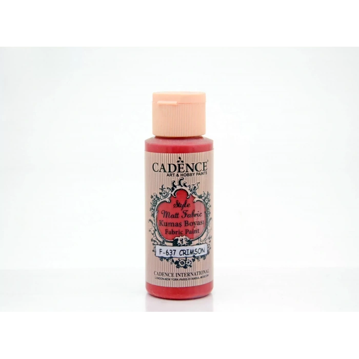 STYLE MATT KUMAŞ BOYA F-637 CRIMSON KIRMIZI 59ML