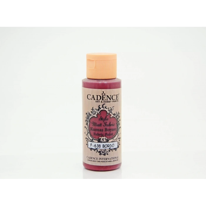 STYLE MATT KUMAŞ BOYA F-638 BORDO 59ML