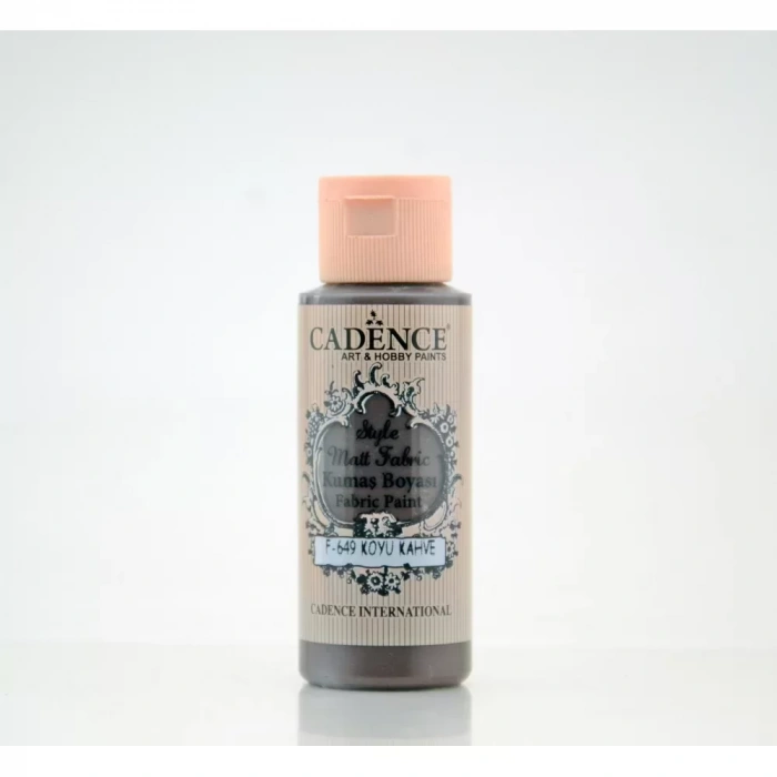 STYLE MATT KUMAŞ BOYA F-649 KOYU KAHVE 59ML