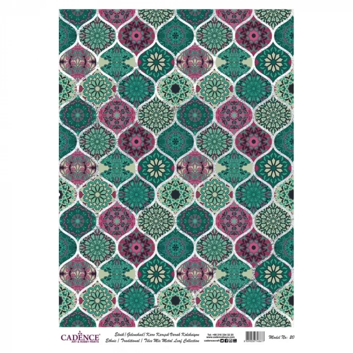 VARAK GÜMÜŞ PİRİNÇ DEKOPAJ MODEL-20 30X42